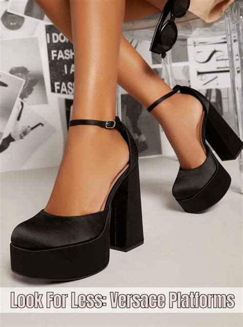 scarpe simili versace|versace heels dupe.